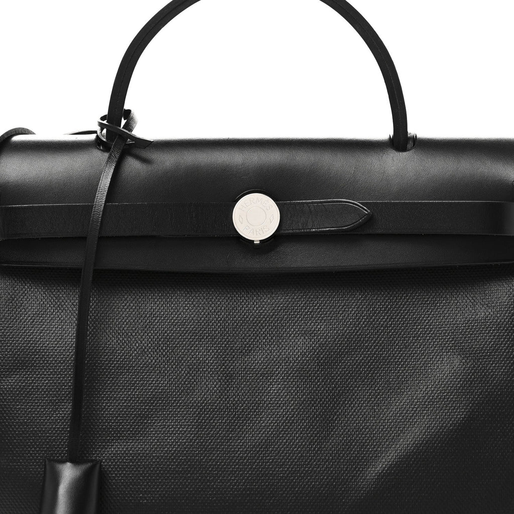 Toile H Berline Vache Hunter Herbag Zip PM 31 Black Ecru