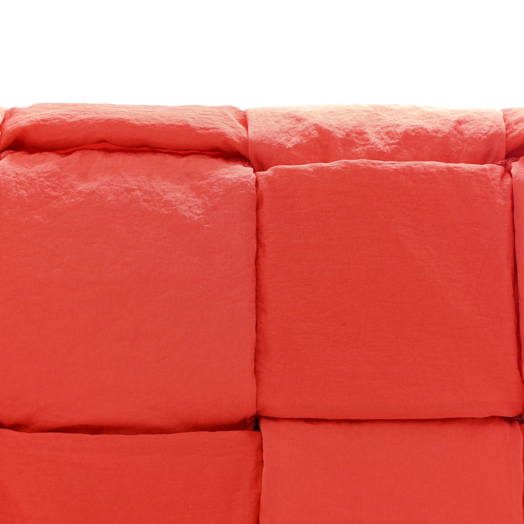 Nylon Intrecciato Padded Tech Cassette Bag Red