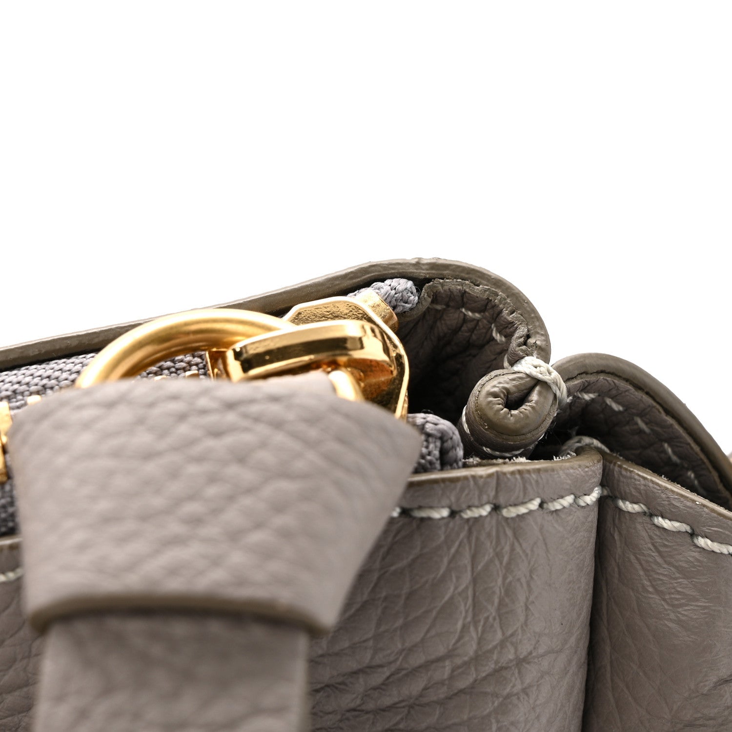 Calfskin Medium Marcie Satchel Cashmere Grey