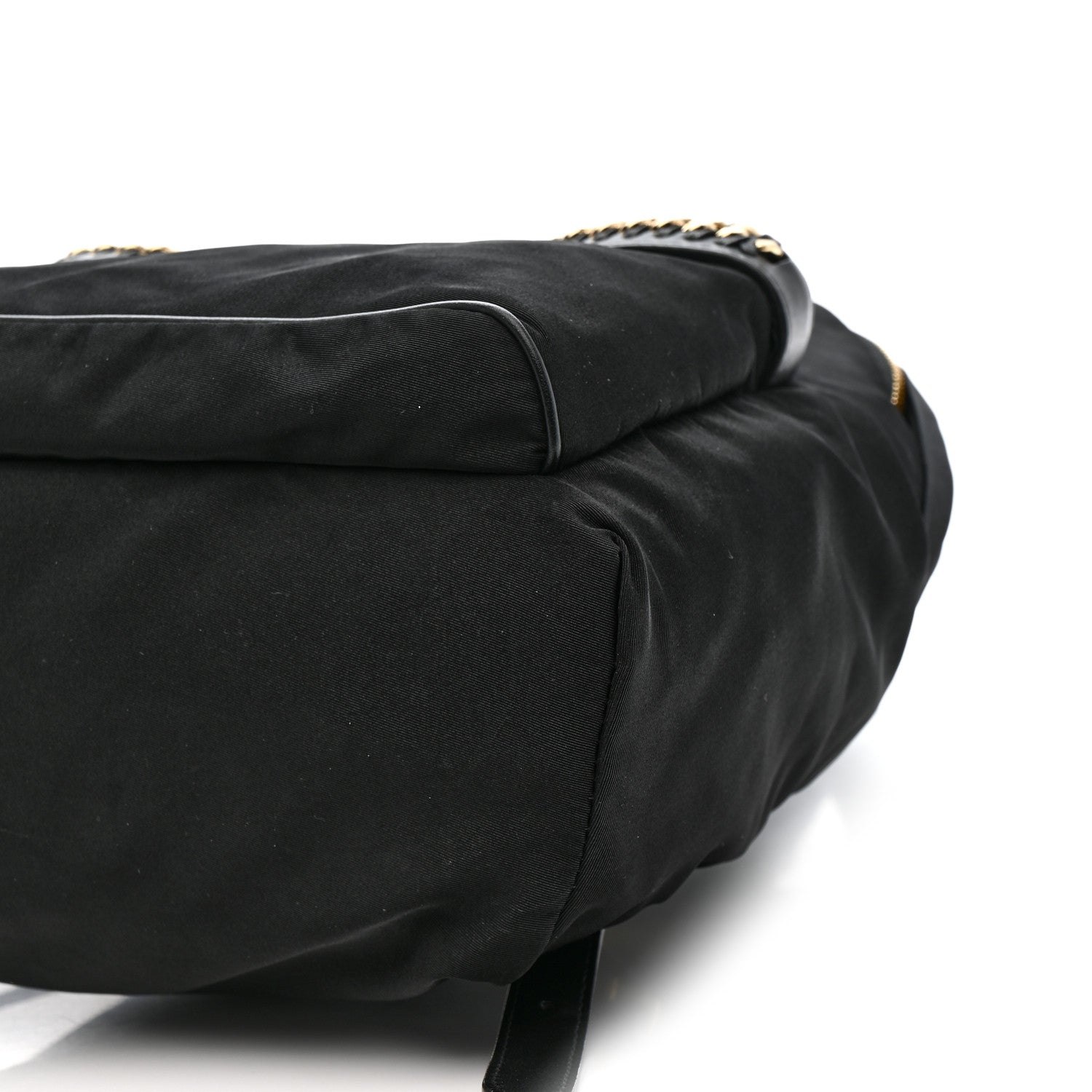 Nylon Eco Alter Nappa Mini Falabella GO Backpack Black
