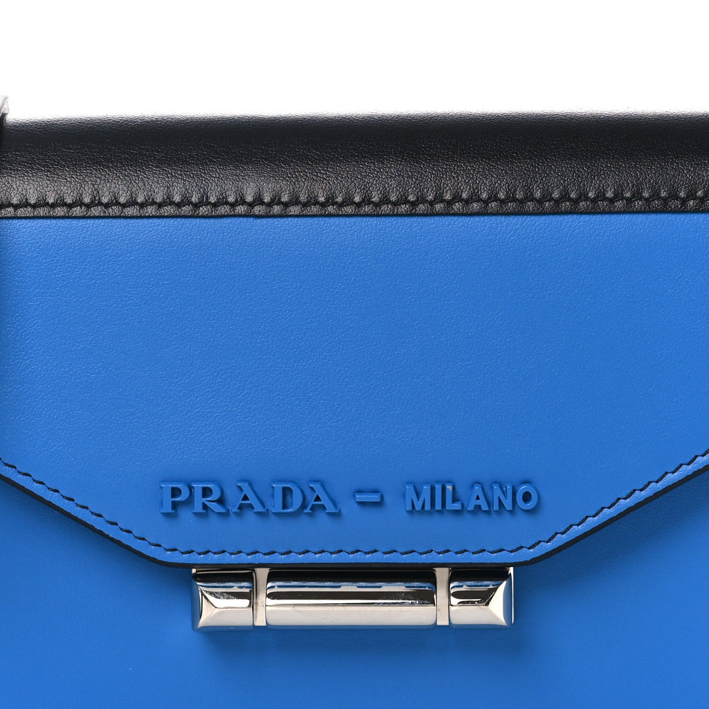 City Calf Bi-Color Sybille Mini Crossbody Bag Marea Black