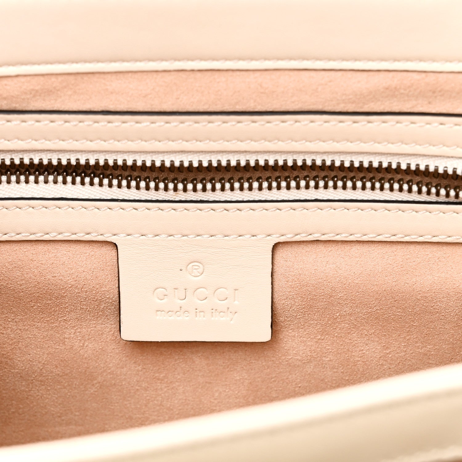 Calfskin Sylvie Web Small Queen Margaret Top Handle Bag White