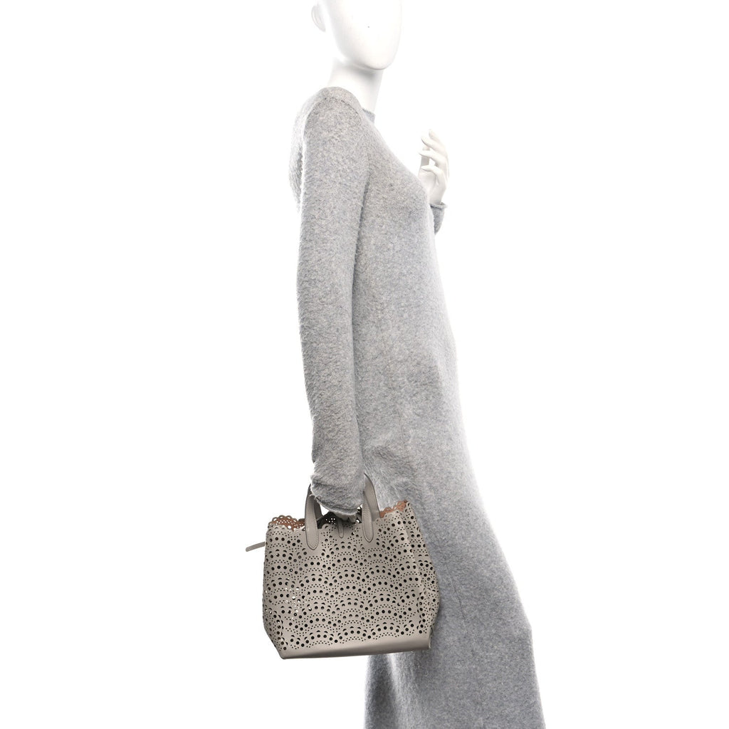 Lux Calfskin Vienne Wave Mina 25 Bag Perle