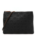 Calfskin Ottomar Monogram Medium Crossbody Pouch Black