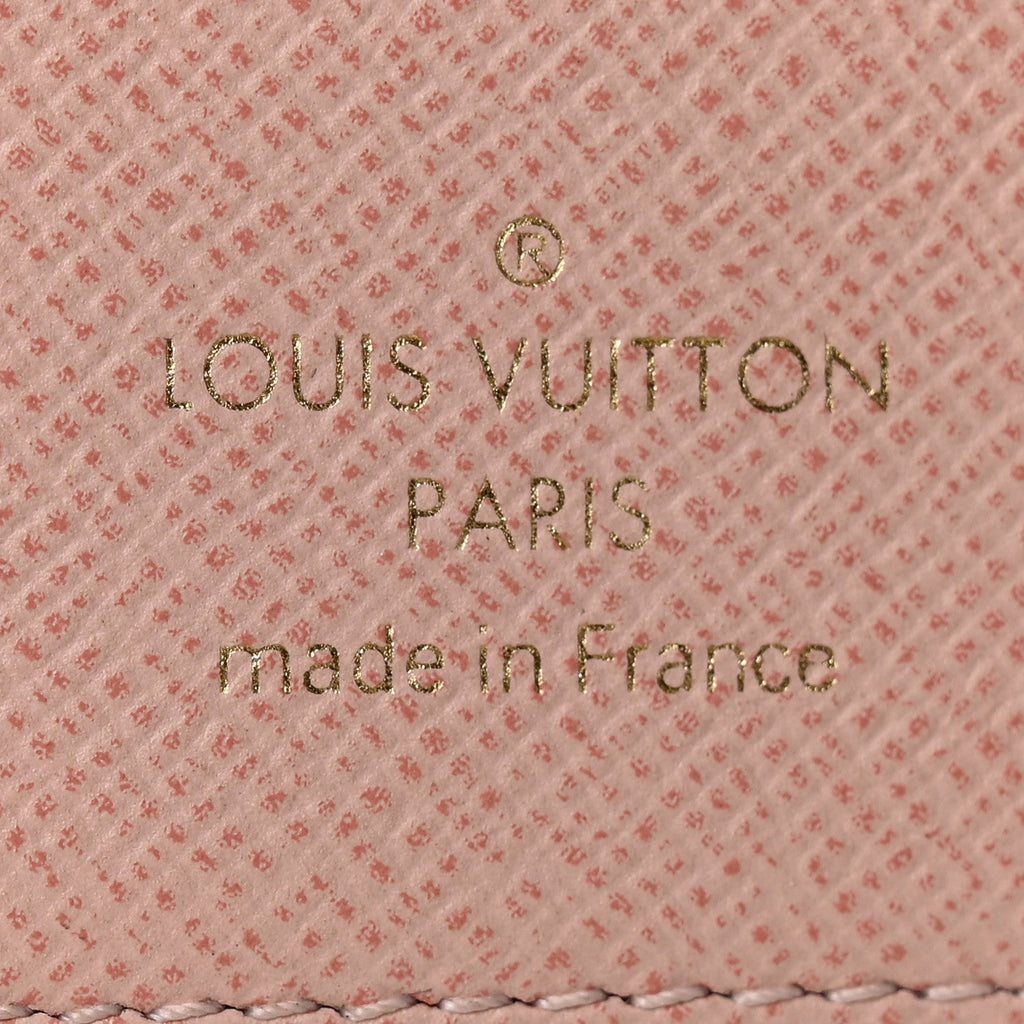 Monogram Juliette Wallet Rose Ballerine