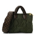 Econyl Mini Monogram Pillow Speedy Bandouliere 25 Khaki