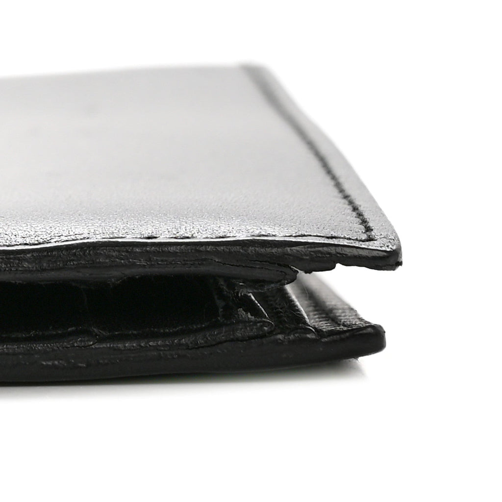 Soft Calf Bi-Fold Wallet Black