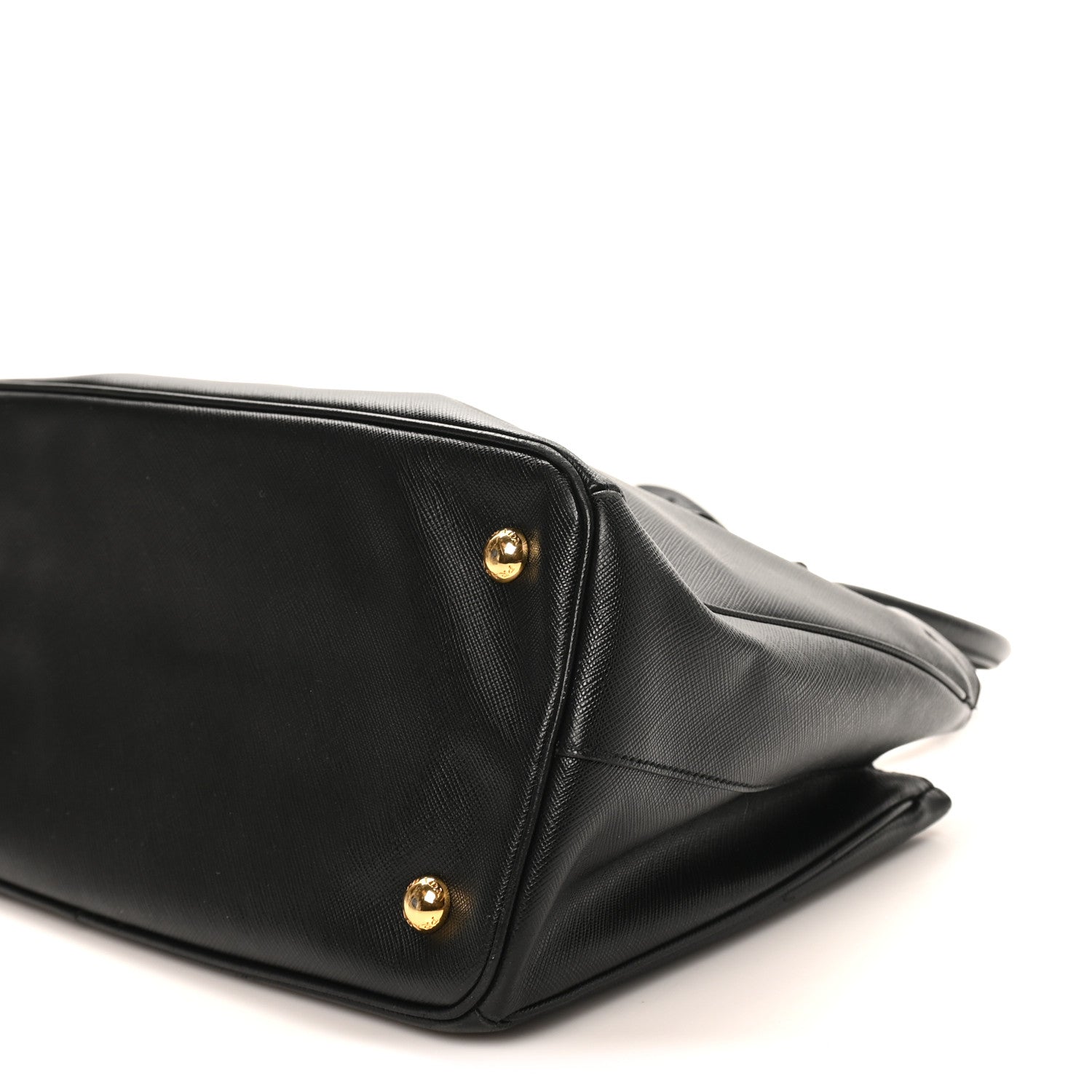 Saffiano Lux Medium Tote Black