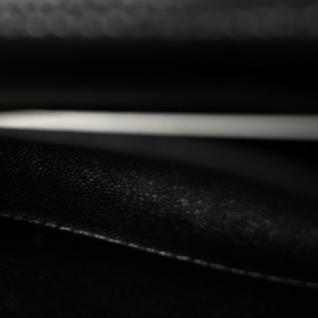 Caviar Quilted East West Flap Black