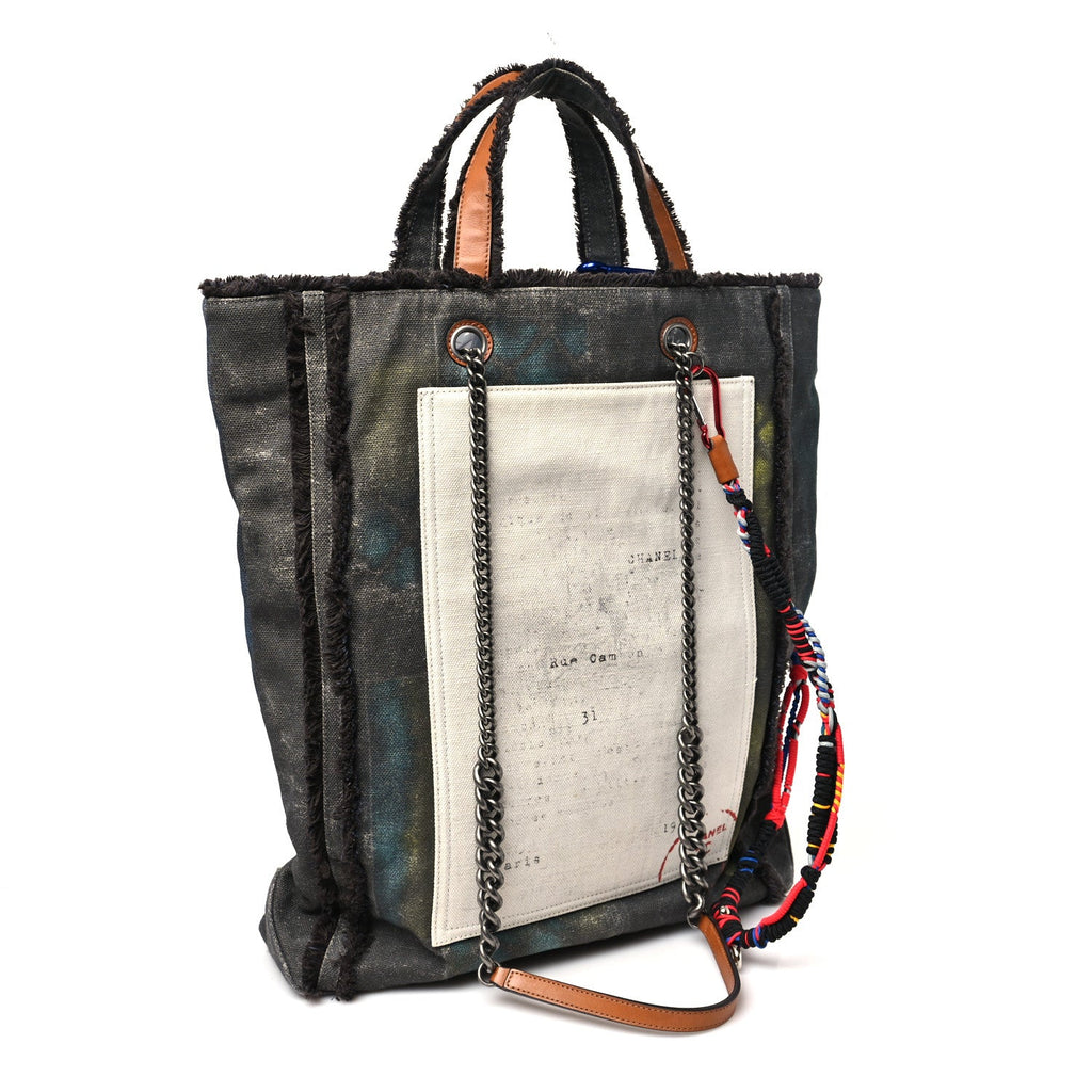 Canvas Graffiti Art School Oh My Boy Tote Black