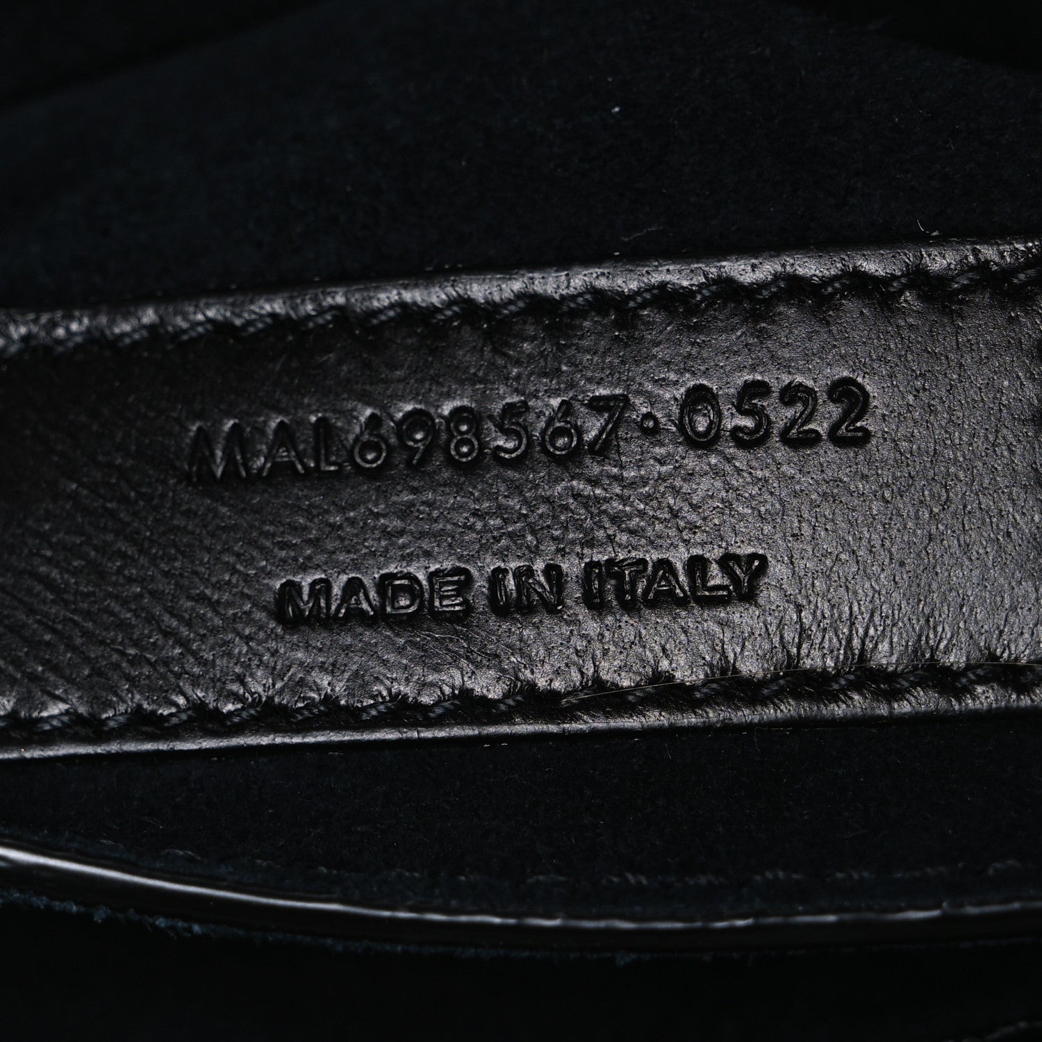 Lambskin Quilted Le 57 Diamond Shoulder Bag Black