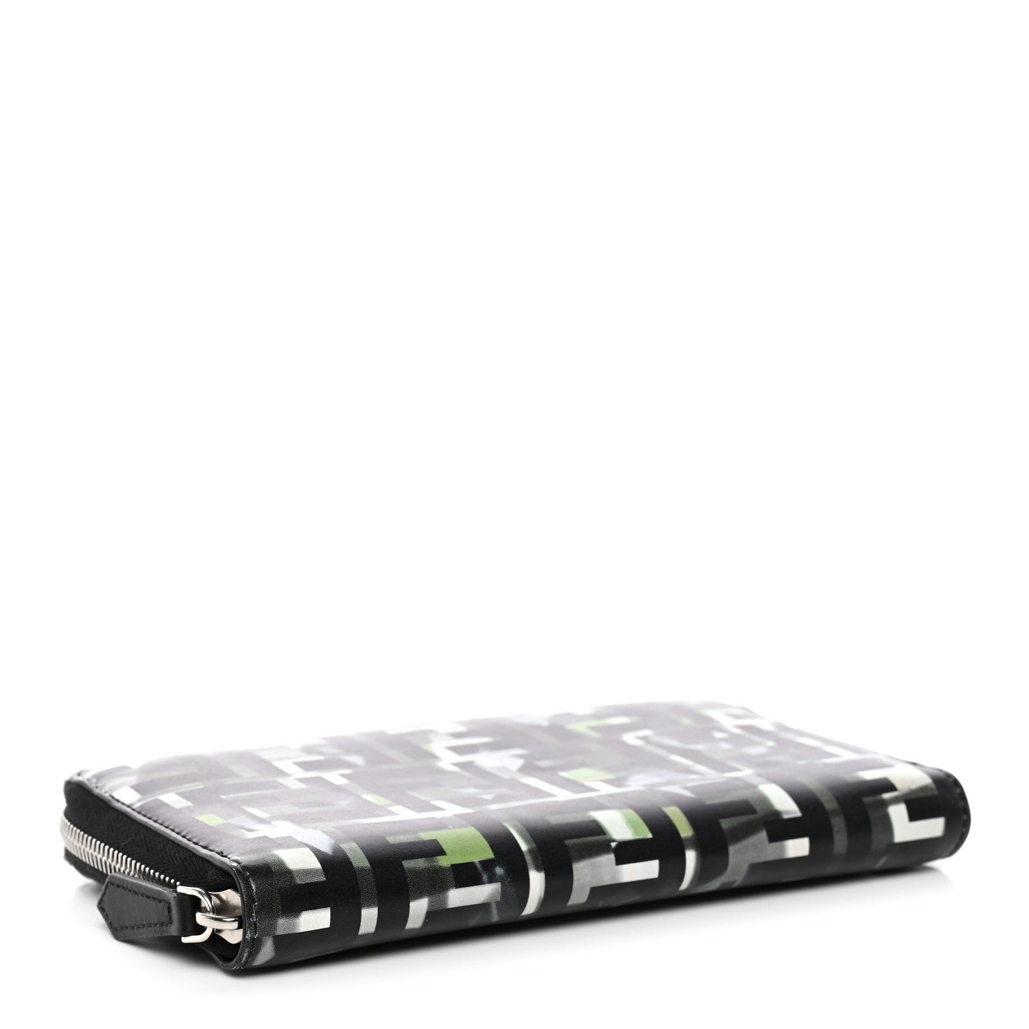 Vitello CamouFF Zip Around Wallet Black Multicolor