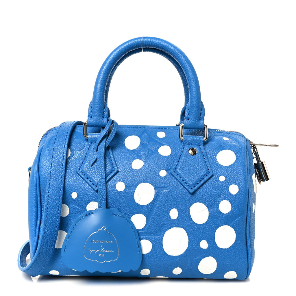 LV X YK Empreinte Speedy Bandouliere 20 Blue White
