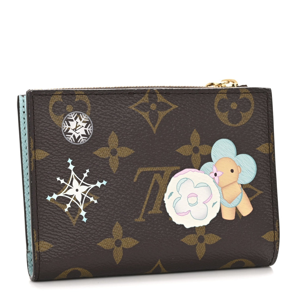 Monogram Snow Show Lisa Wallet Azur Frost