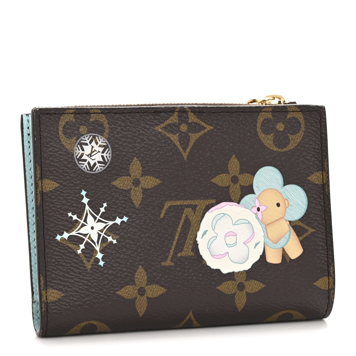 Monogram Snow Show Lisa Wallet Azur Frost