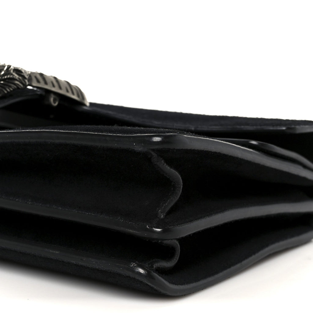 Suede Small Dionysus Shoulder Bag Black