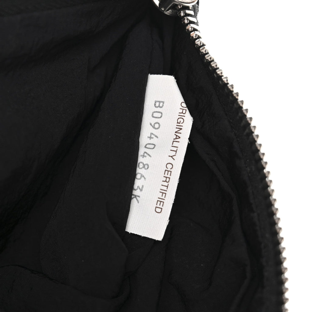 Nylon Intrecciato Padded Tech Cassette Bag Black