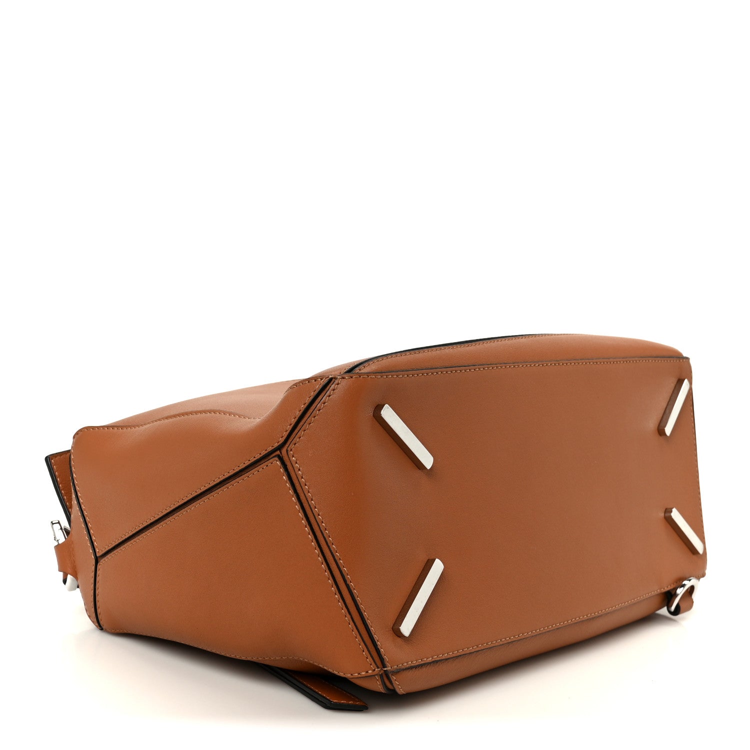 Calfskin Medium Puzzle Bag Tan