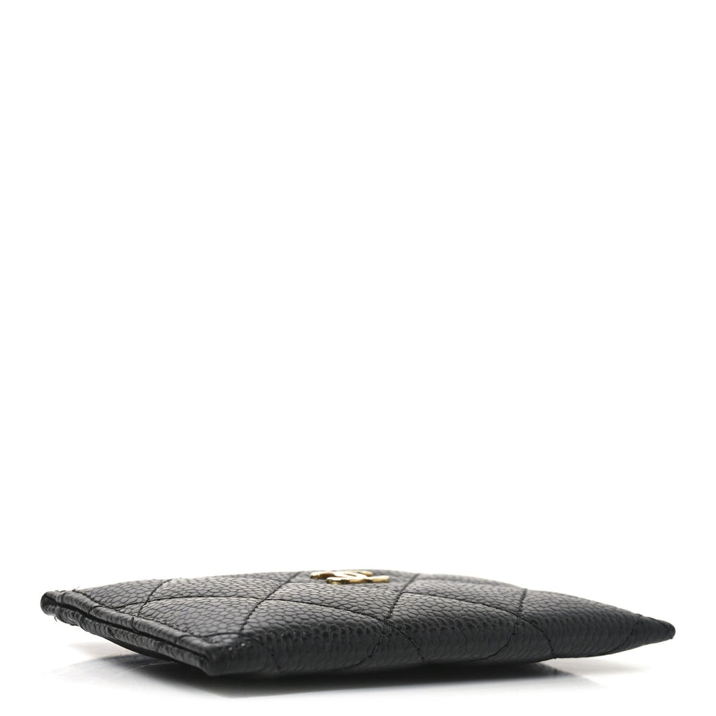 Caviar Quilted  Holder Black