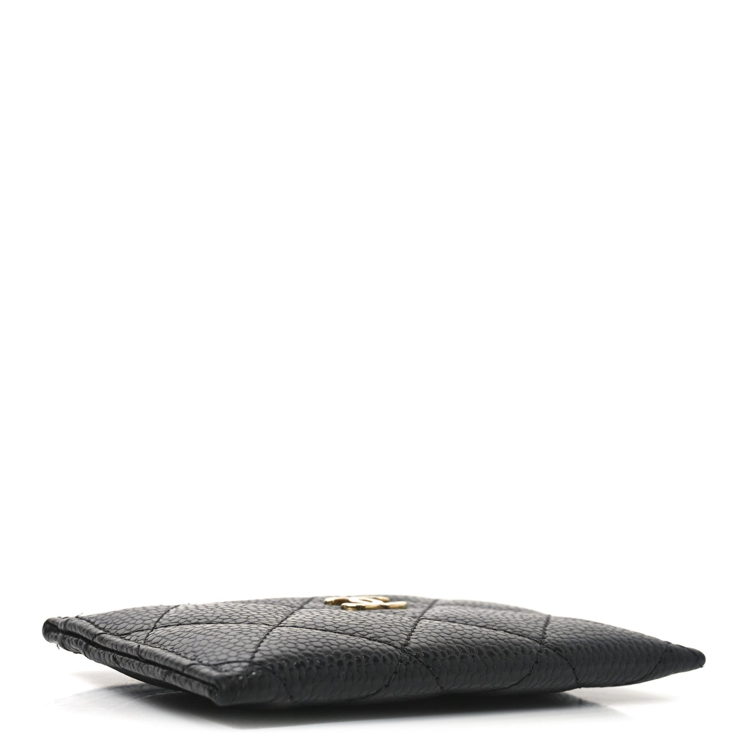 Caviar Quilted  Holder Black