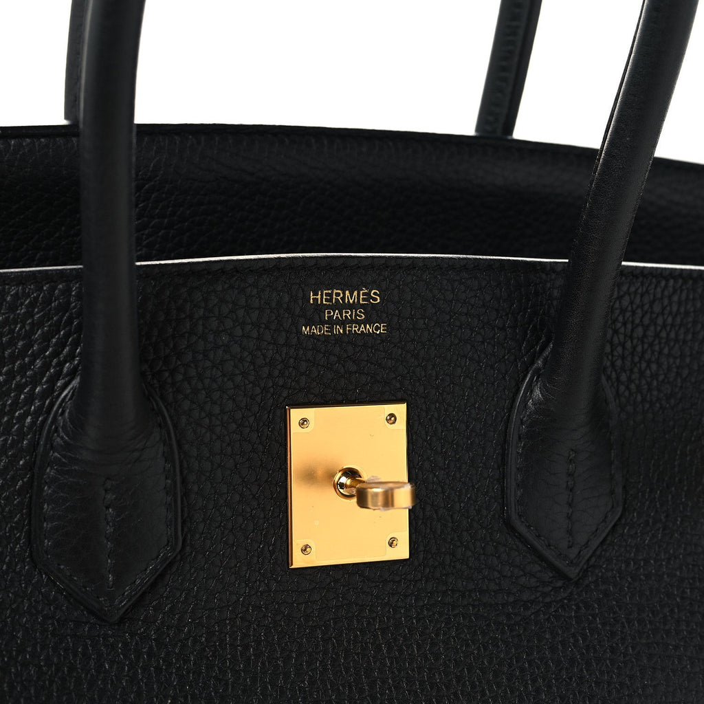 Taurillon Clemence Birkin 35 Black