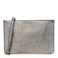 Nappa Mica Studded Loubiclutch Silver