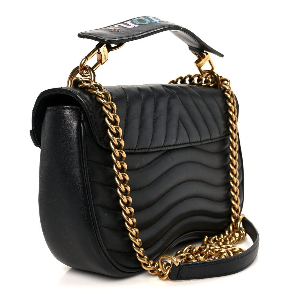 Calfskin New Wave Chain MM Black