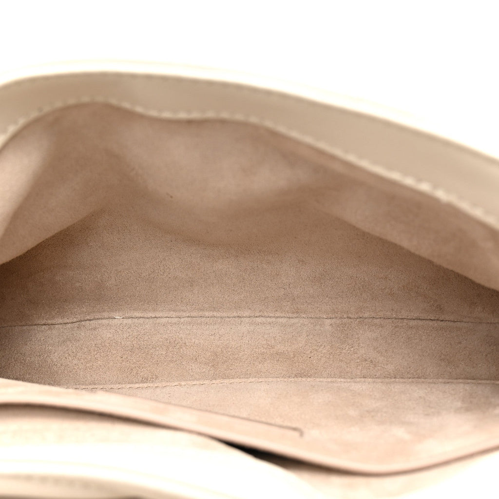 Lambskin Quilted Le 57 Diamond Shoulder Bag Crema Soft