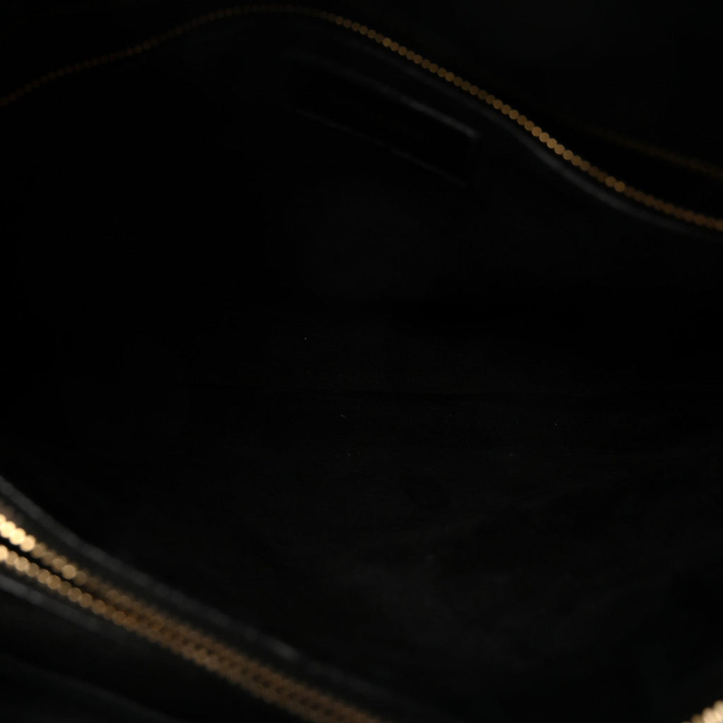 Calfskin Small Sac De Jour Black