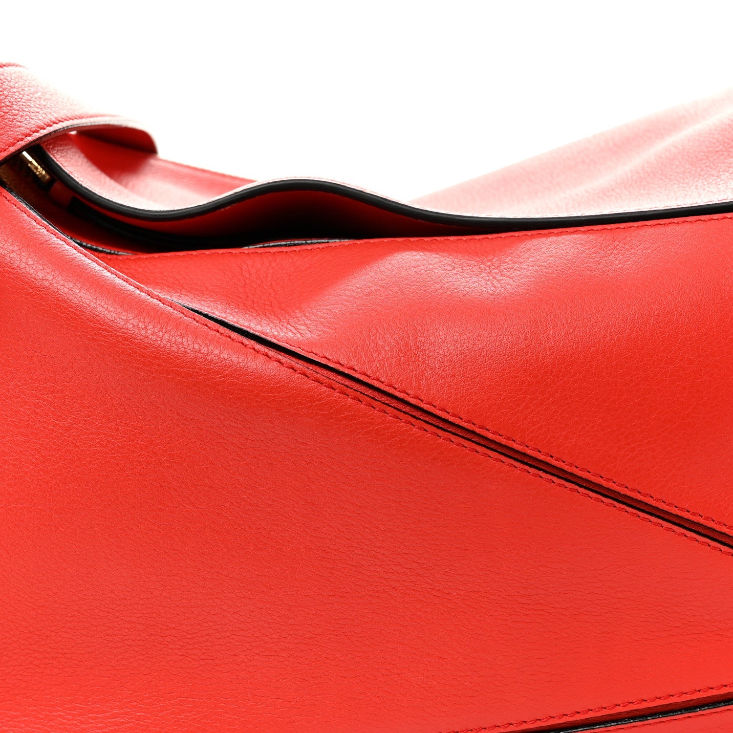 Calfskin Medium Puzzle Bag Scarlet