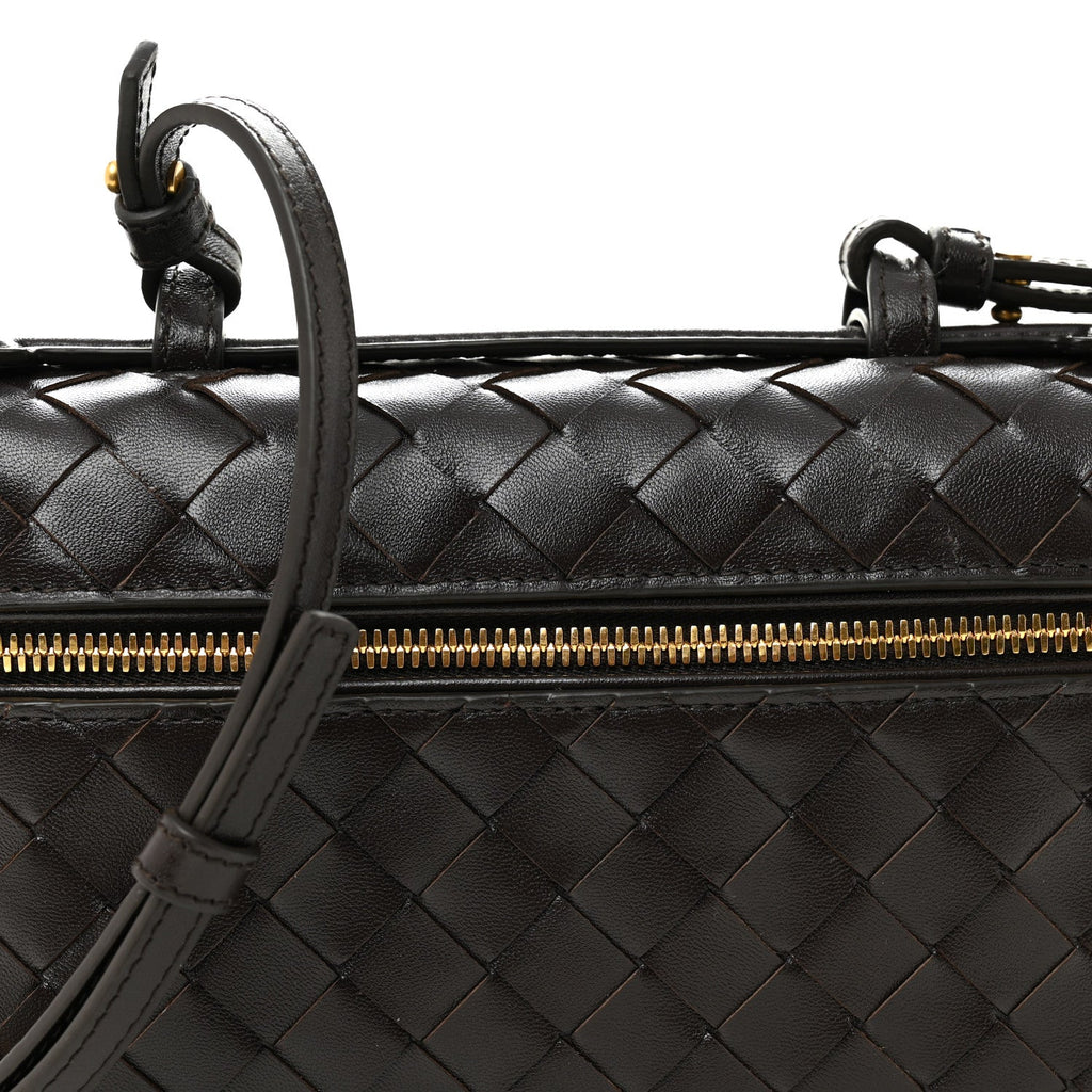 Calfskin Intrecciato Bang Bang Vanity Case Fondant