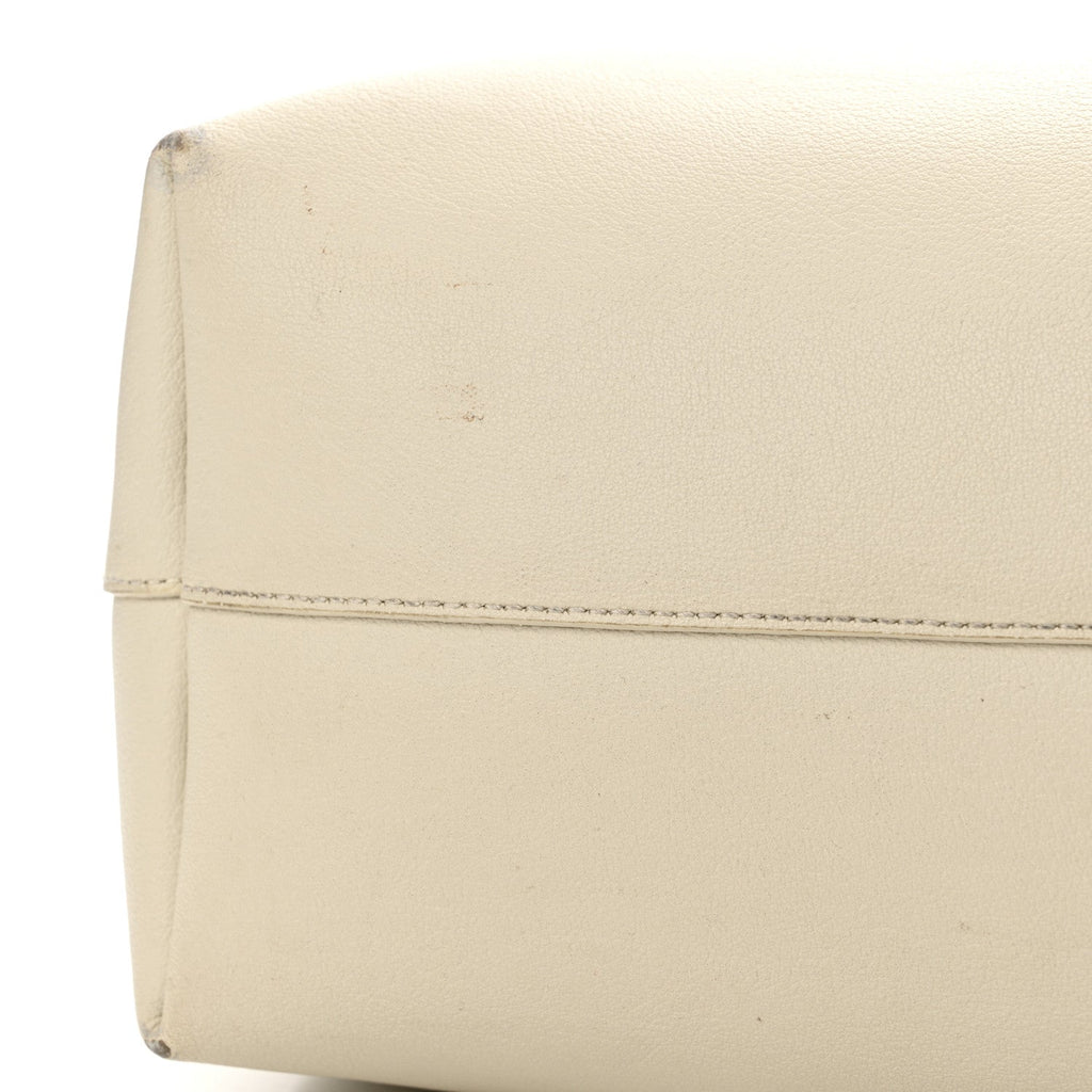 Calfskin Large Shopping Tote Porcellana
