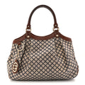 Diamante Medium Sukey Tote Brown