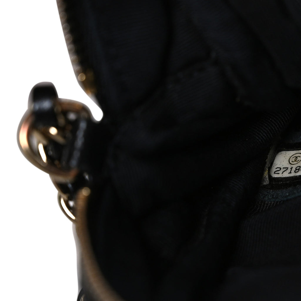 Caviar Quilted CC Day Camera Case Black