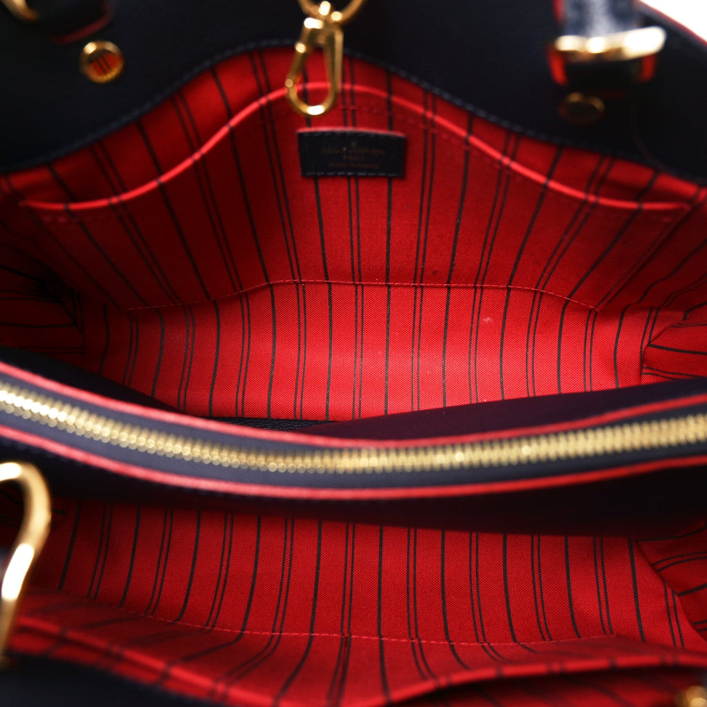 Empreinte Montaigne MM Marine Rouge