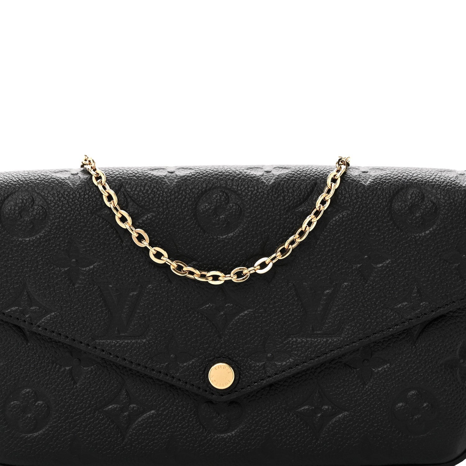 Empreinte Pochette Felicie Chain Wallet Black