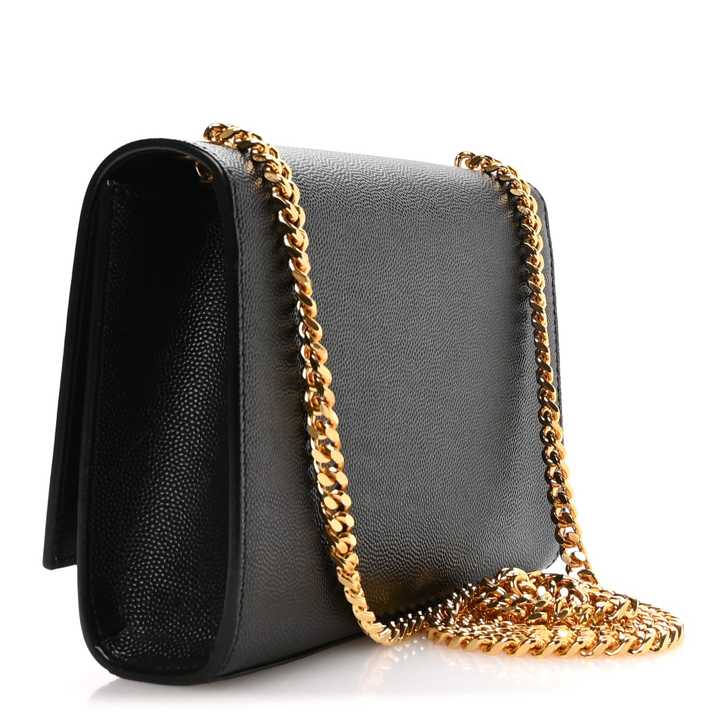Grain De Poudre Small Monogram Kate Satchel Black