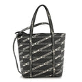 Coated Canvas Losange Monogram XXS Tote Black Grey