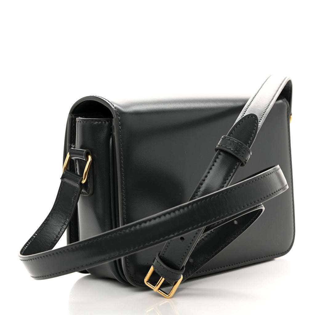 Shiny Calfskin Teen Triomphe Dark Grey