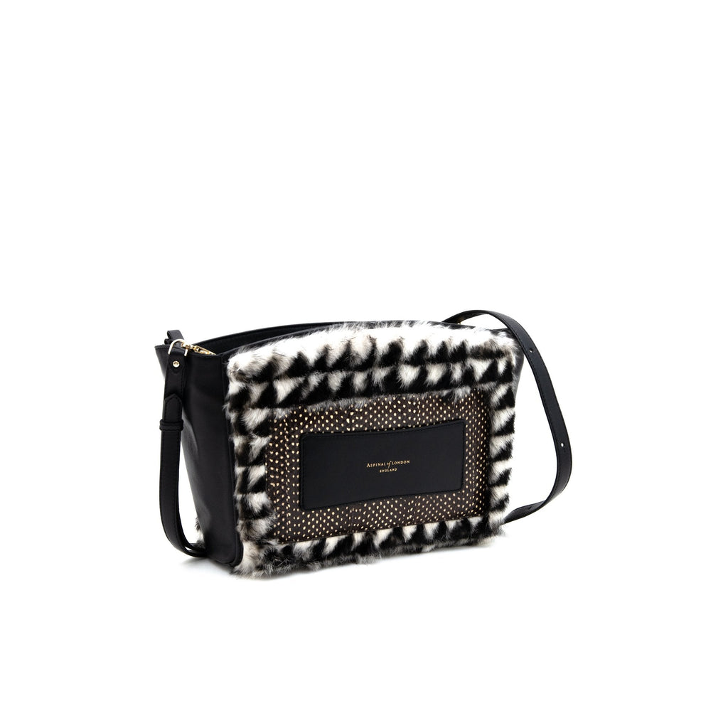 Aspinal of London Tote Marylebone Shoulder Bag - Small in Black, Leather