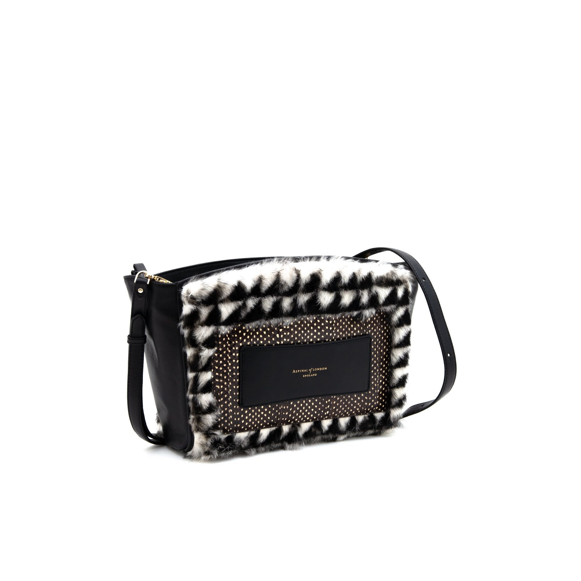 Aspinal of London Tote Marylebone Shoulder Bag - Small in Black, Leather
