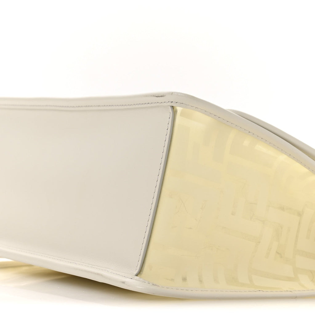 TPU FF Vitello Century F is Fendi Kan I Shoulder Bag White