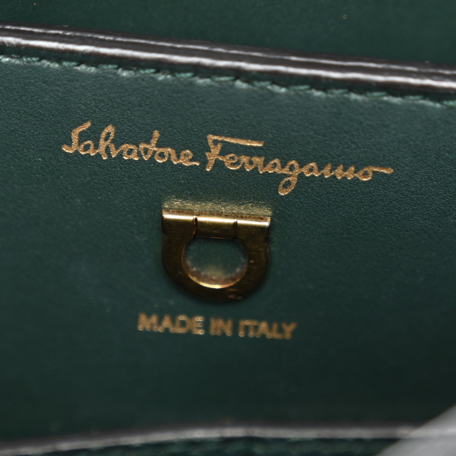 Calfskin Small Margot Top Handle Satchel Verde Olivo