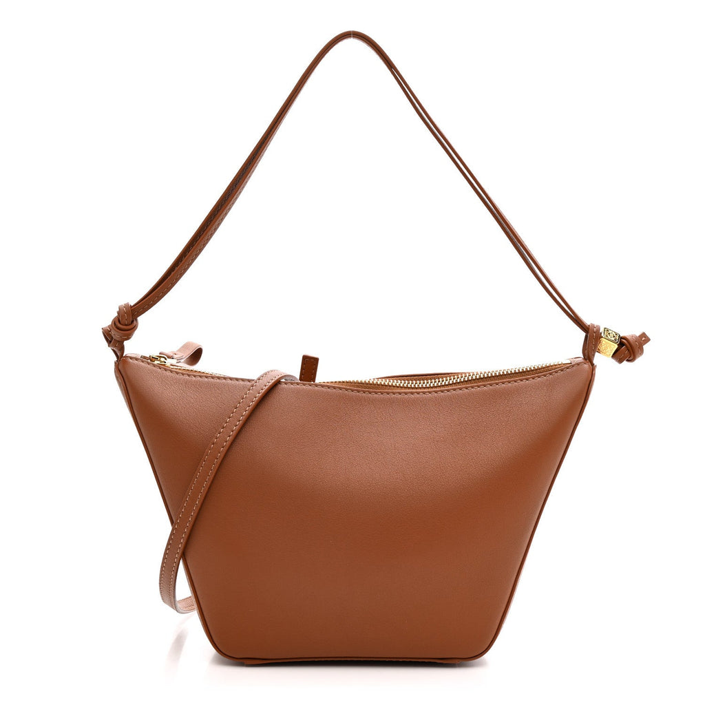 Calfskin Mini Hammock Hobo Tan