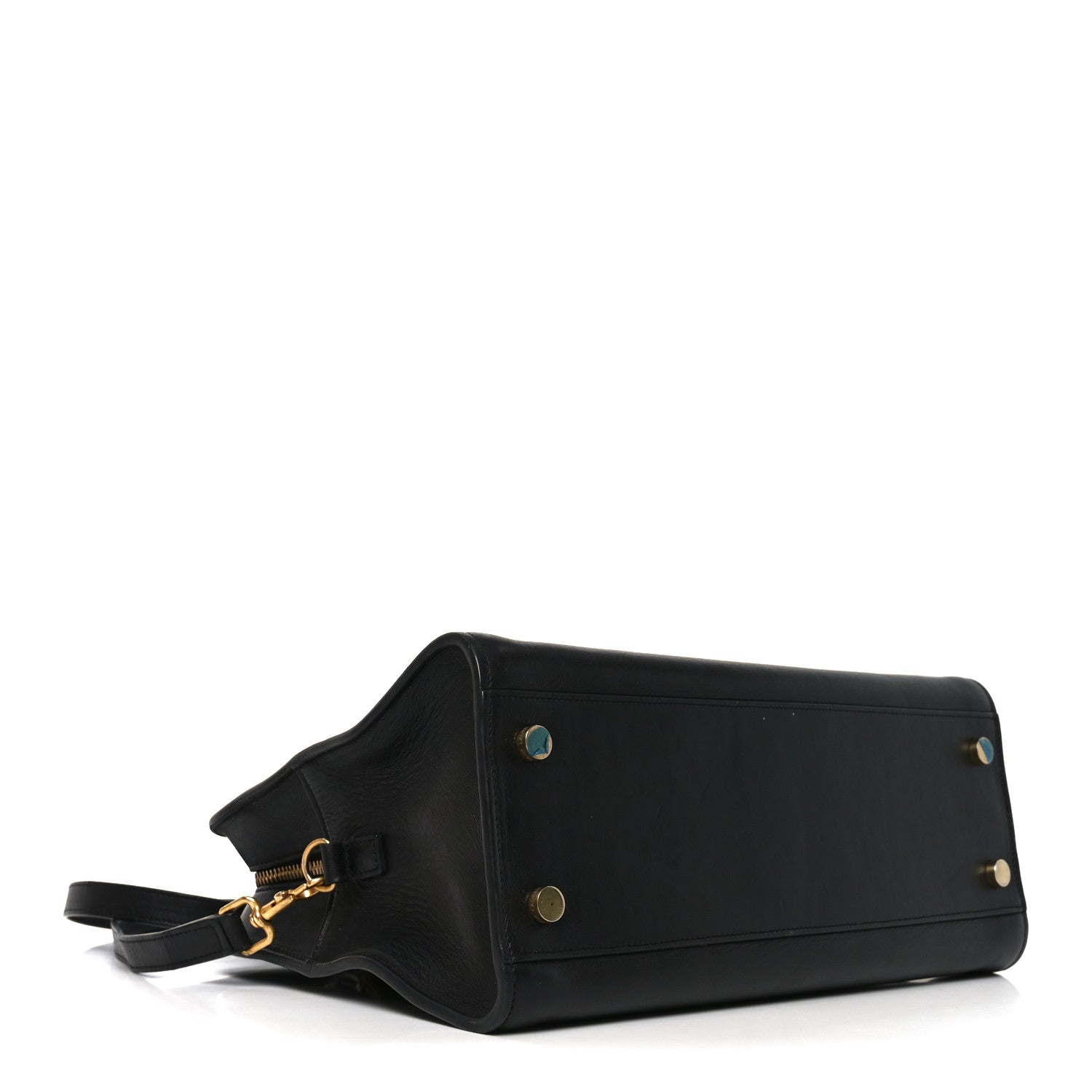 Calfskin Monogram Baby Cabas Black