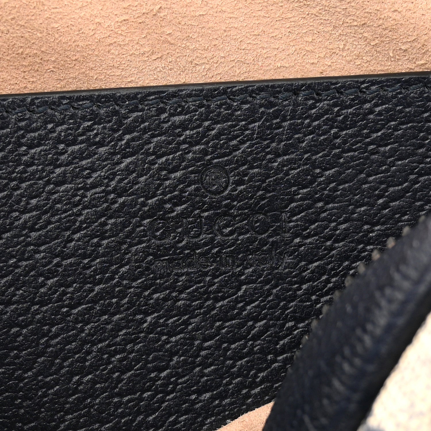 GG Supreme Monogram Textured Dollar Calfskin Web Mini Ophidia Shoulder Bag Beige Blue