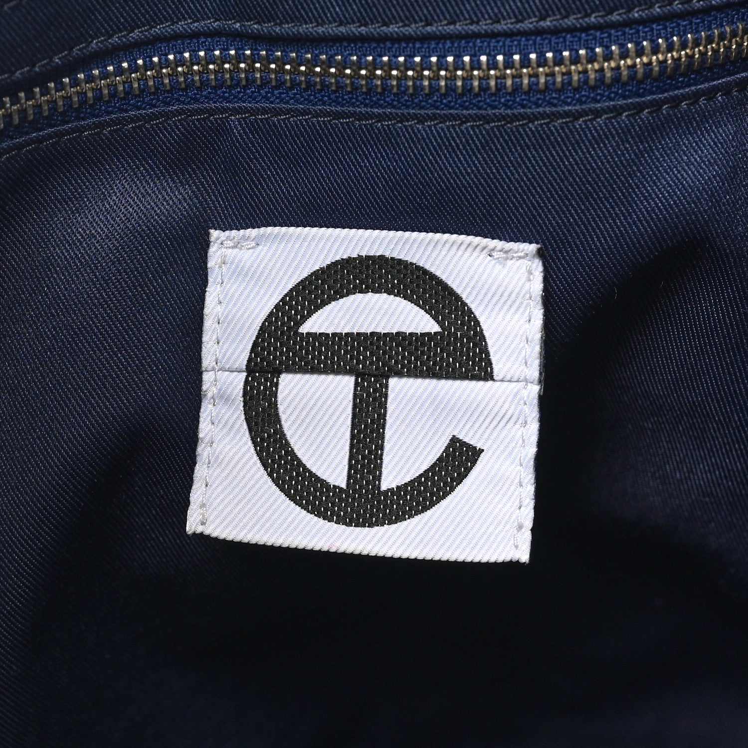Vegan Leather Large Shopping Bag Navy