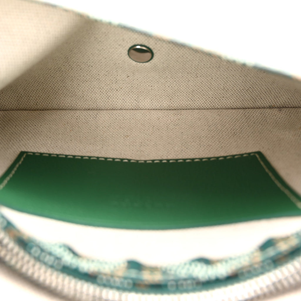 Goyardine Plumet Wallet Clutch Green