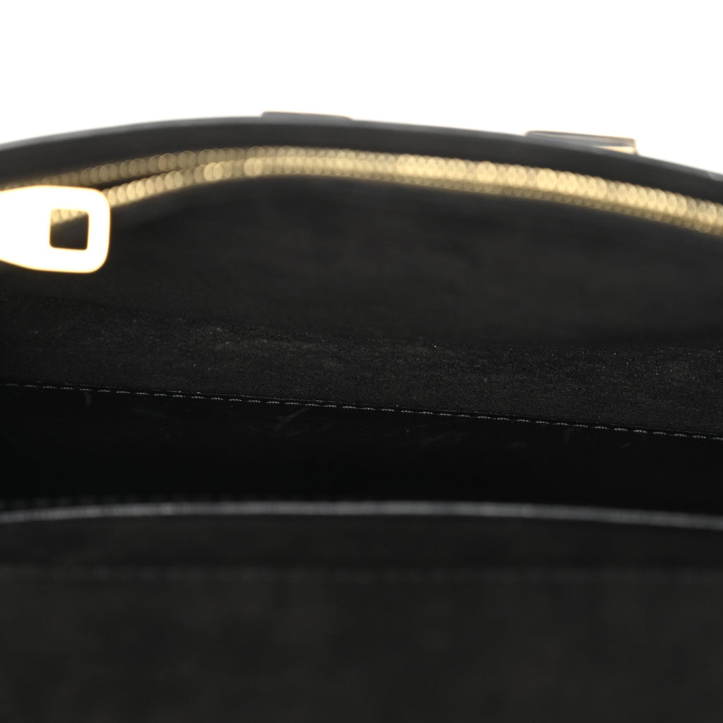 Calfskin Chain Louise MM Black