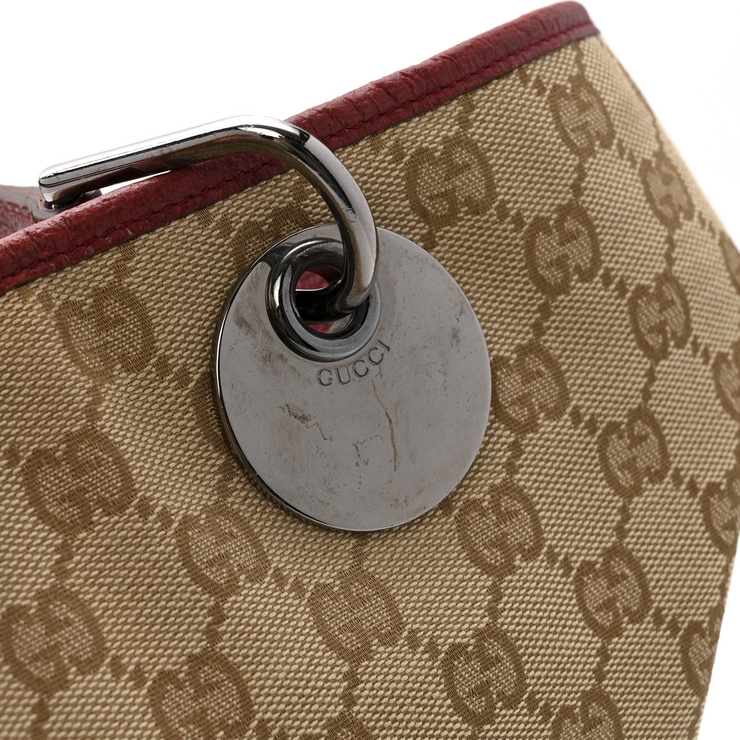 Monogram Large Eclipse Tote Red